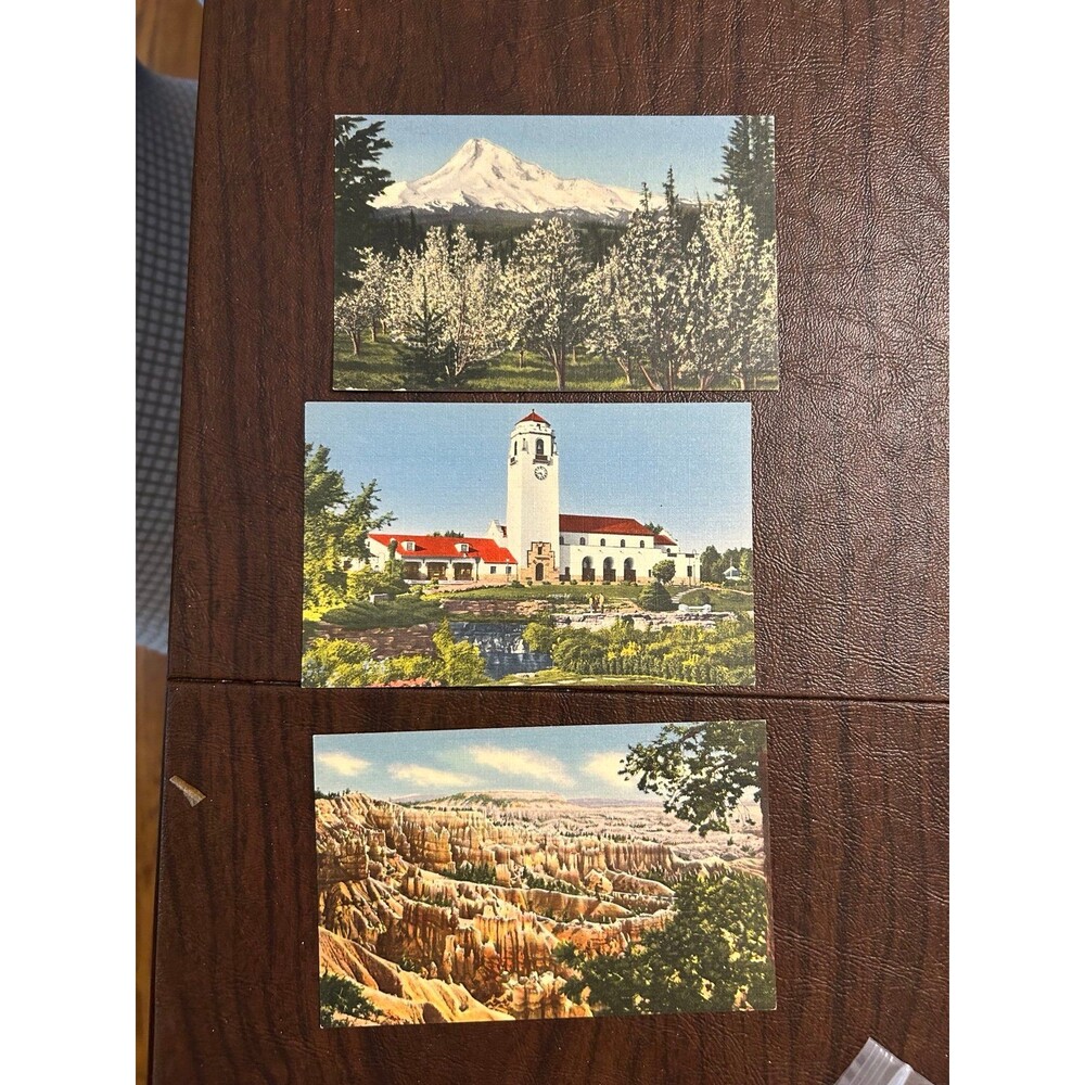 Vintage Union Pacific Railroad Postcards